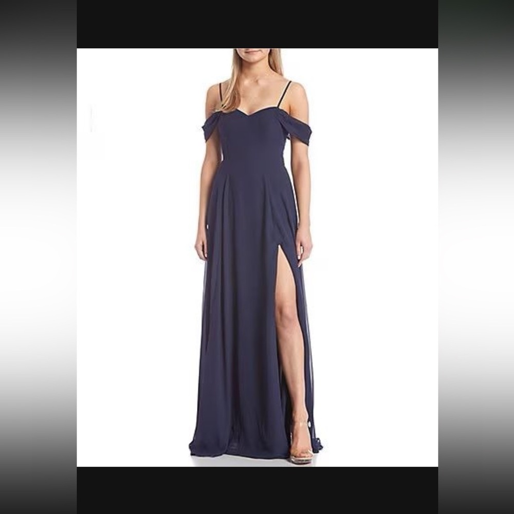 City Vibe Maxi Navy Dress -  From Dillards